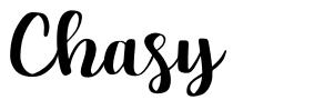 Chasy font