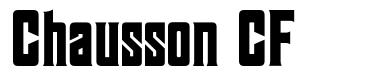 Chausson CF шрифт