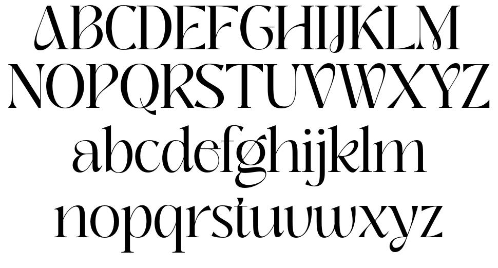Chaviera font specimens