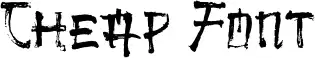 Cheap Font