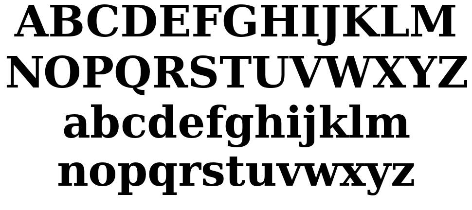 CheapProFonts Serif Pro font Örnekler