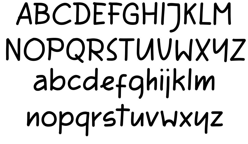 Cheerful Donuts font specimens