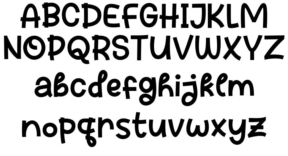 Cheese Bread font specimens