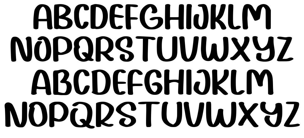 Cheese Burger font specimens