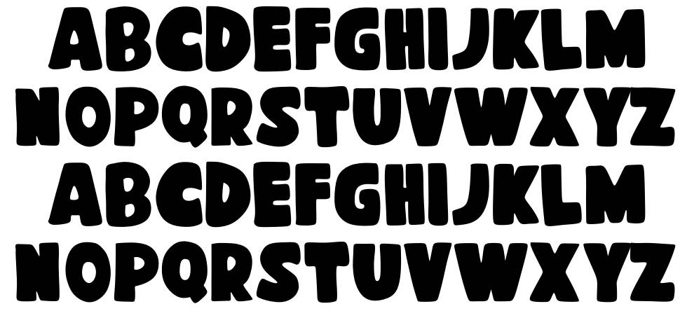 Cheese Butter Cream font specimens