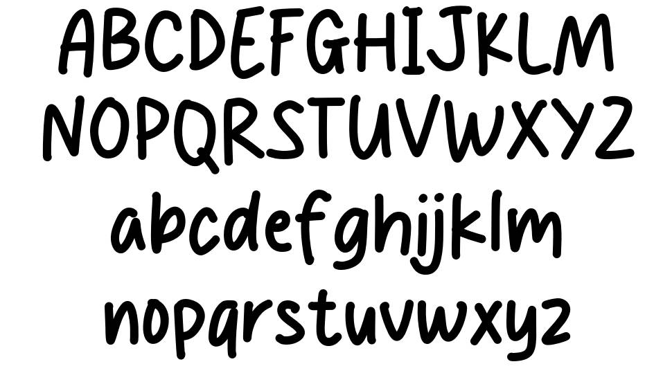 Cheese Donuts font specimens