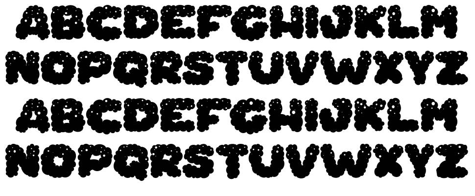 Cheese Farts font specimens