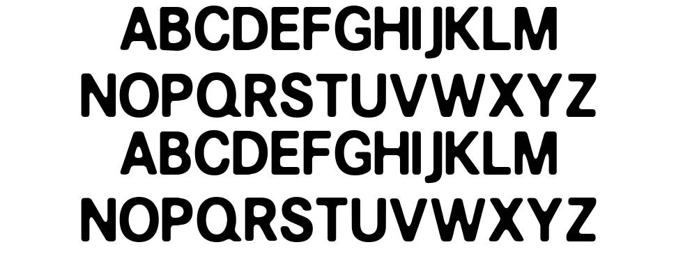 Cheese Pizza font specimens