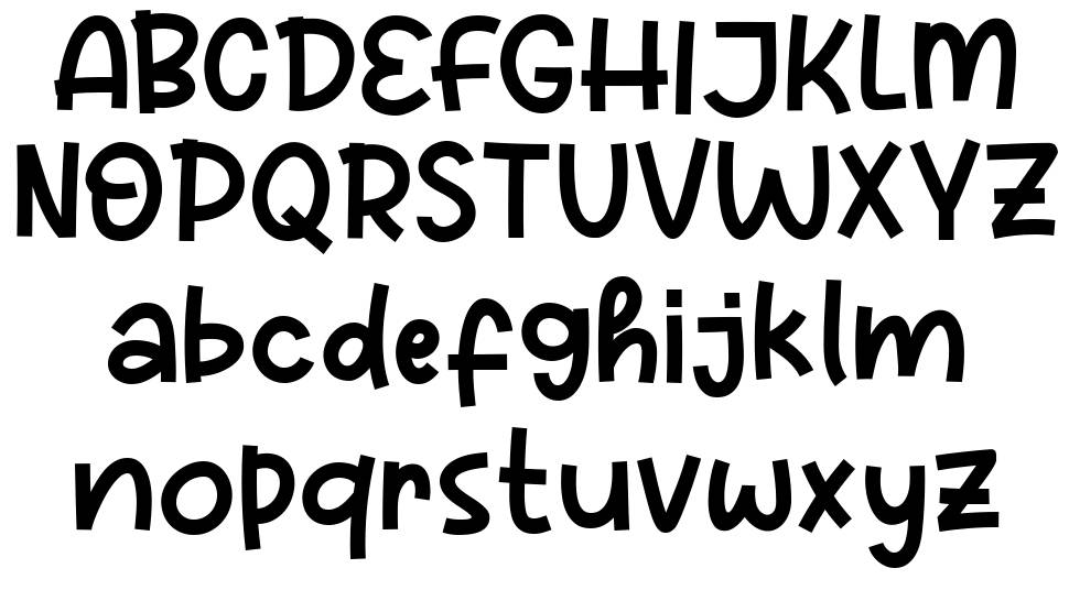Cheese Smile font specimens