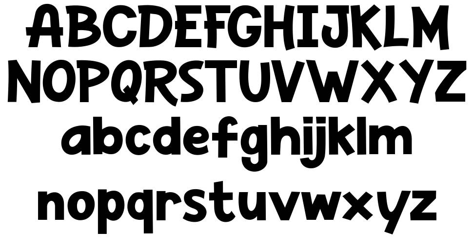 Cheese Toast font specimens
