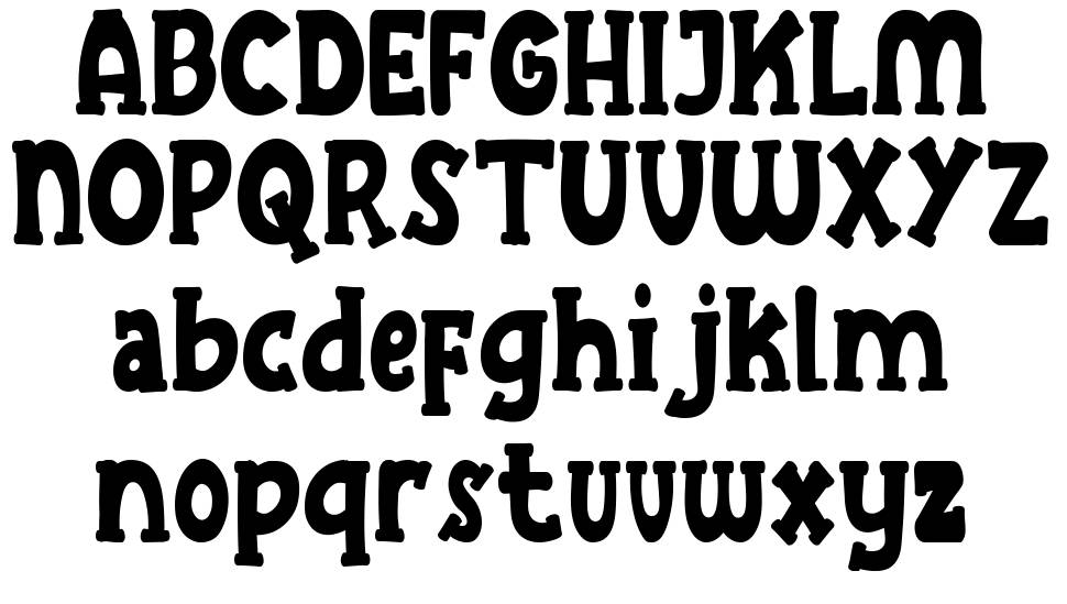 Cheesel font specimens