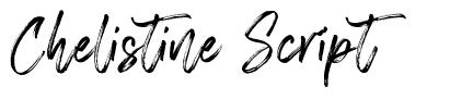 Chelistine Script schriftart