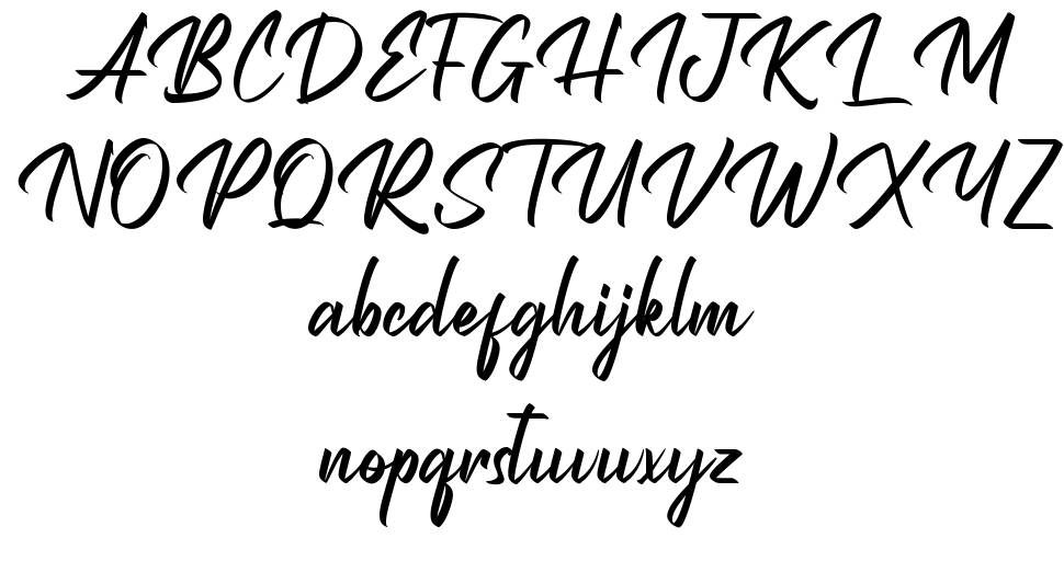 Chelski font Örnekler
