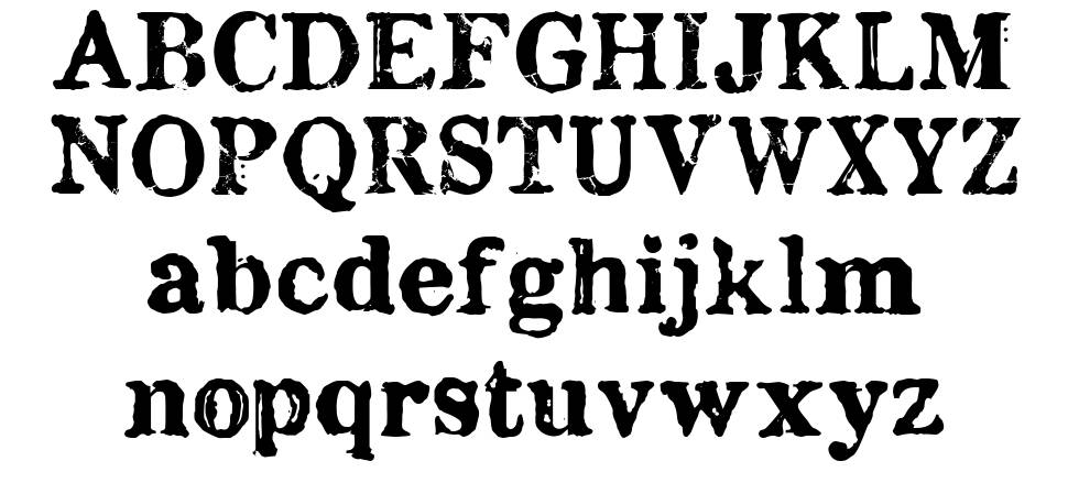 Chenier フォント 標本