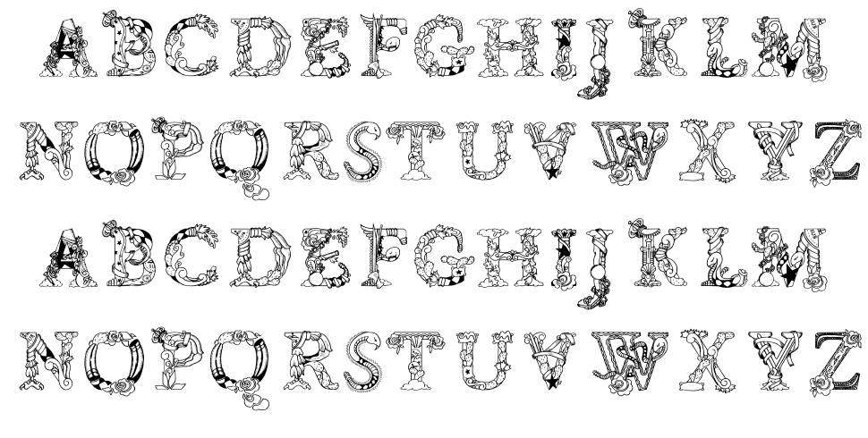 Chentenario font specimens