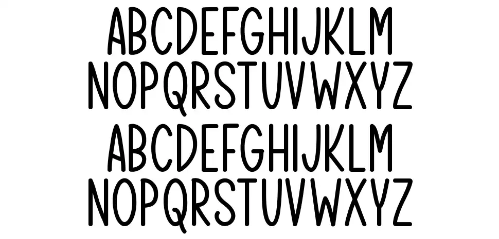 Cherish Today font specimens