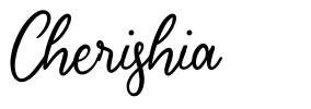Cherishia font