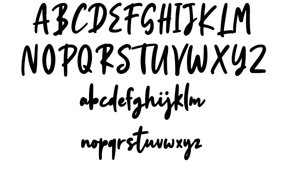 Cherrils font Örnekler