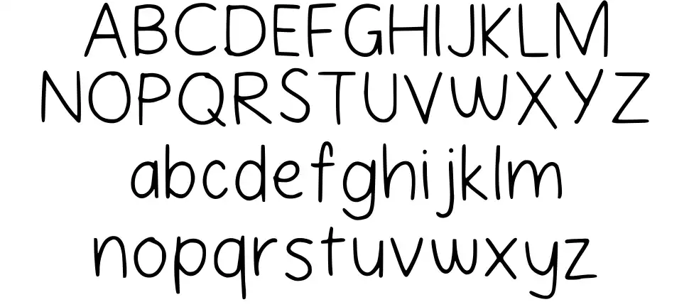 Cherry Handfont specimens