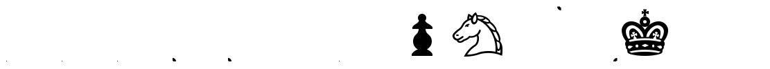 Chess Condal 字形
