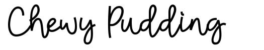 Chewy Pudding font