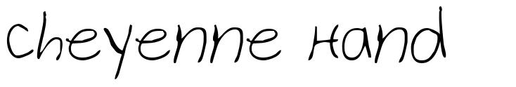 Cheyenne Hand шрифт