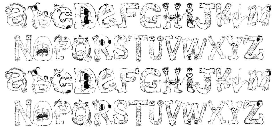 Chi font písmo Exempláře