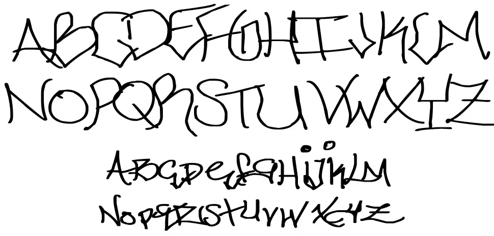 ChicagoHoodZZfont specimens