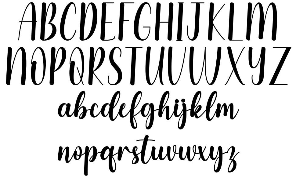 Chicarito font Örnekler