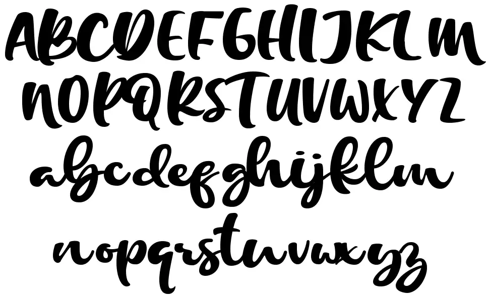 Chick Chack font specimens