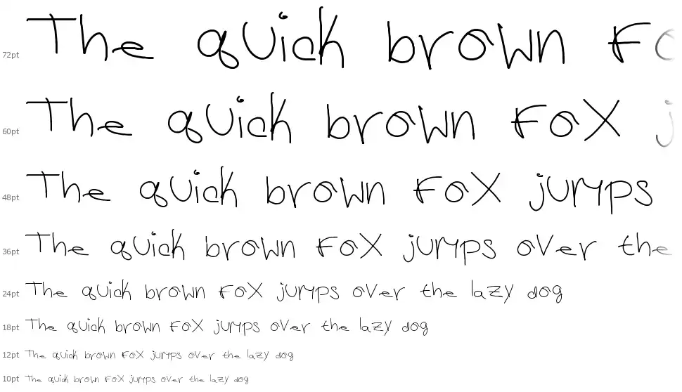 Chicken Scratch Kayli font by Kayli Hughes FontRiver