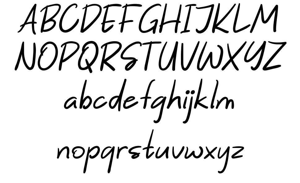 Chicola font Örnekler