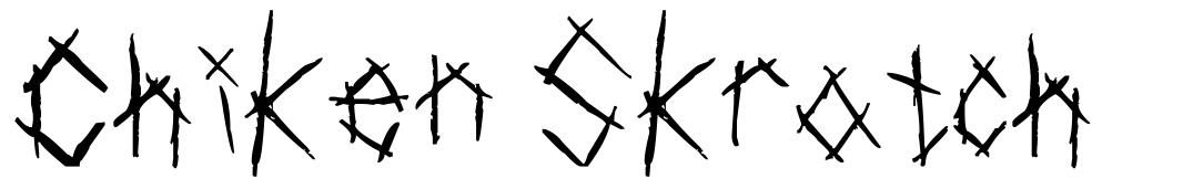 Chiken Skratch 字形