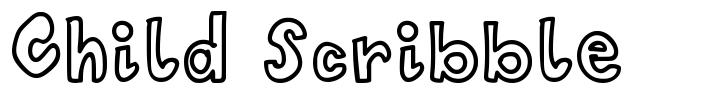 Child Scribble font