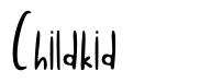 Childkid 字形