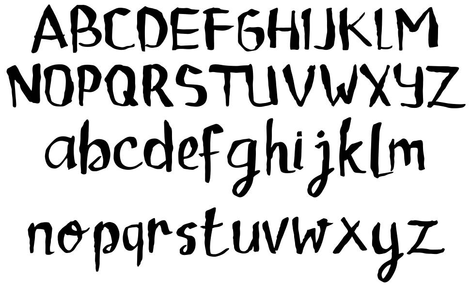 Childrenalien 字形 标本
