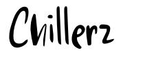 Chillerz шрифт