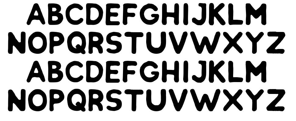 Chlakh font Örnekler