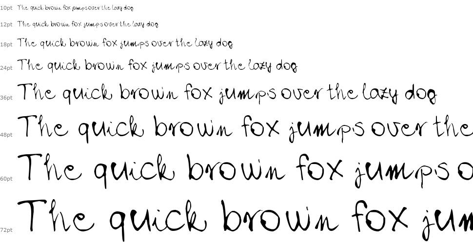Chloe's Handwriting шрифт Водопад