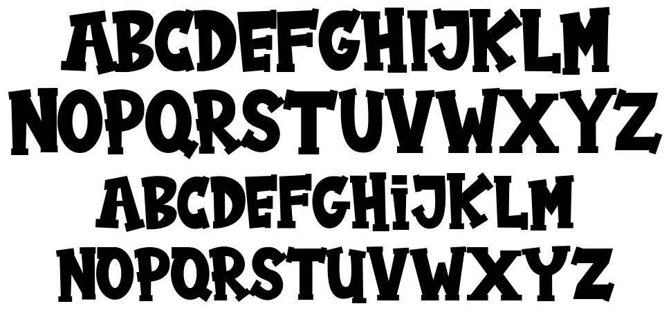 Choco Bear font Örnekler
