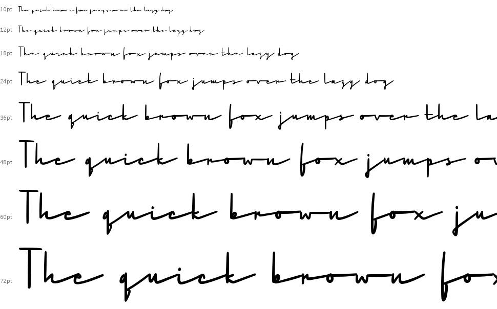 Choco Romance Script шрифт Водопад