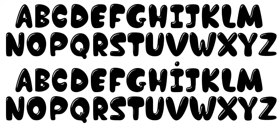 Chocolate Barfont specimens