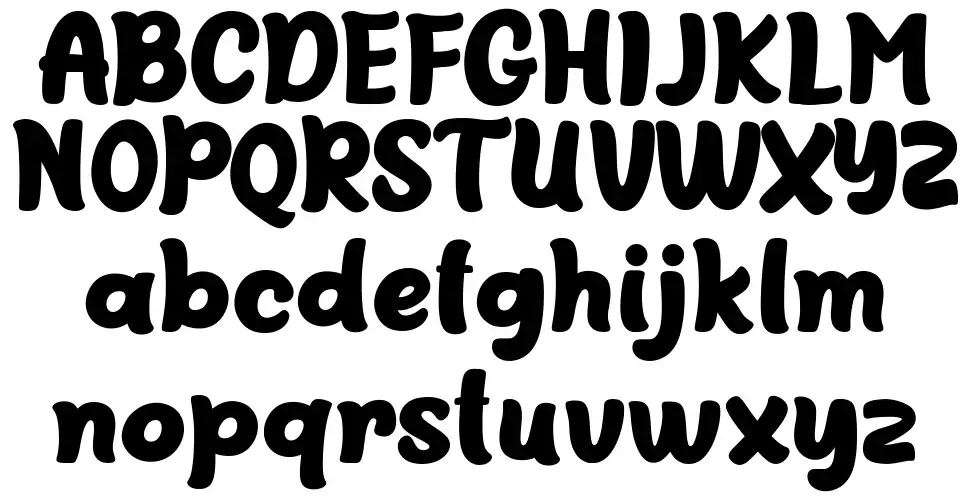 Chocolate Cookies font specimens