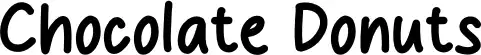 Chocolate Donuts font by MJType | FontRiver