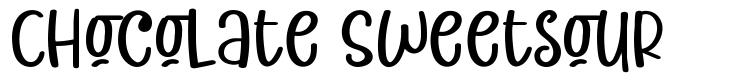 Chocolate Sweetsour font