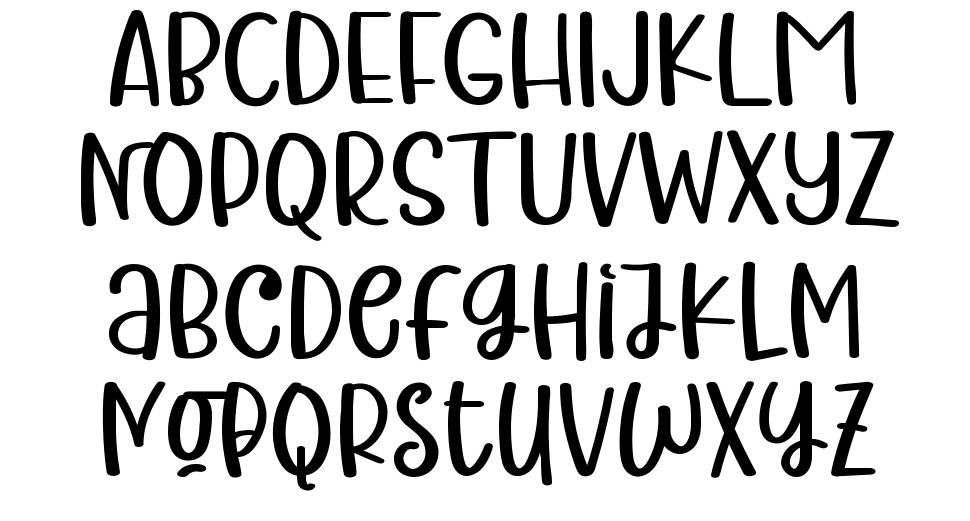 Chocolate Sweetsour font specimens