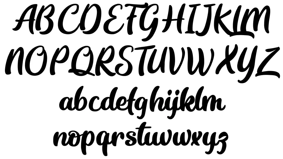 Chocolatier Artisanal schriftart