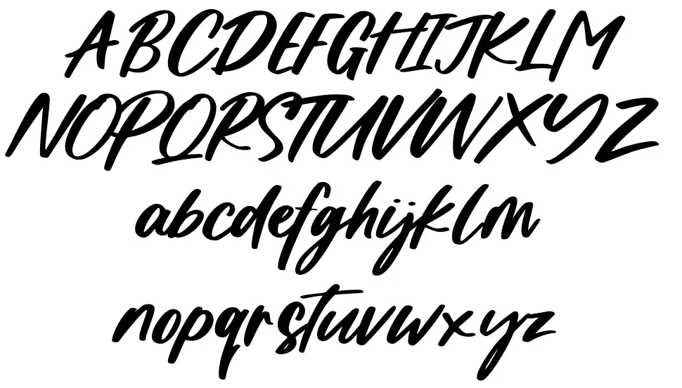 Chollatte font specimens