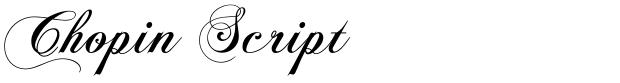 Chopin Script