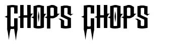 Chops Chops 字形